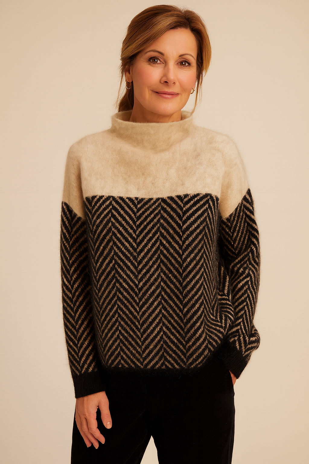 Anna - Elegant turtleneck sweater for a refined style