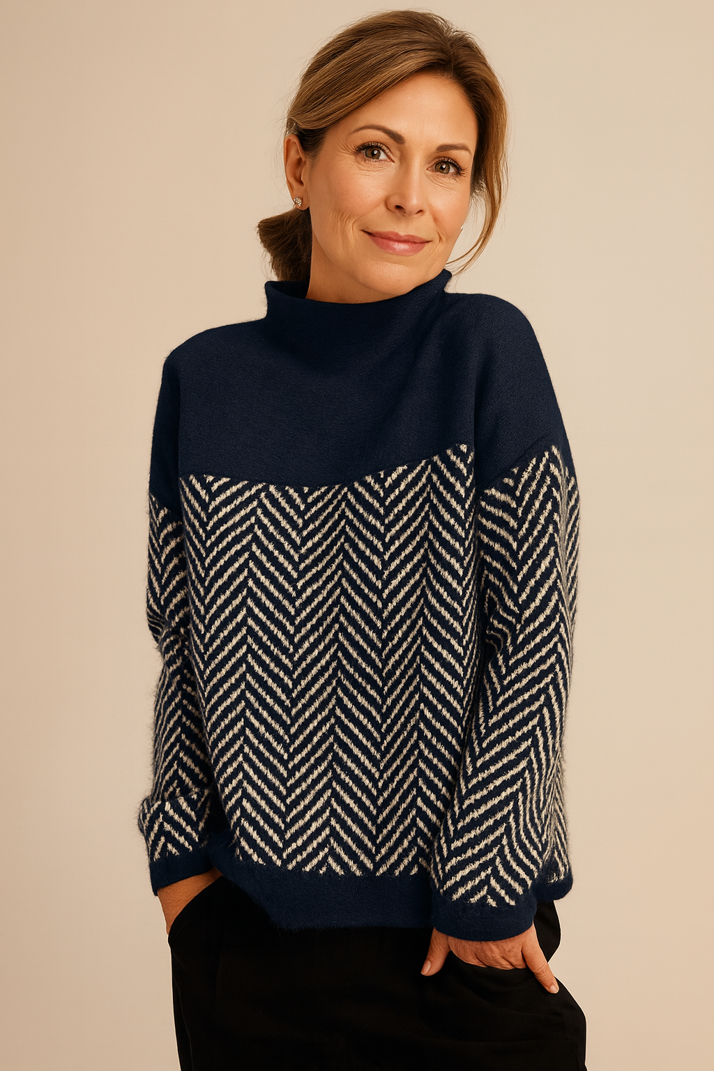 Anna - Elegant turtleneck sweater for a refined style