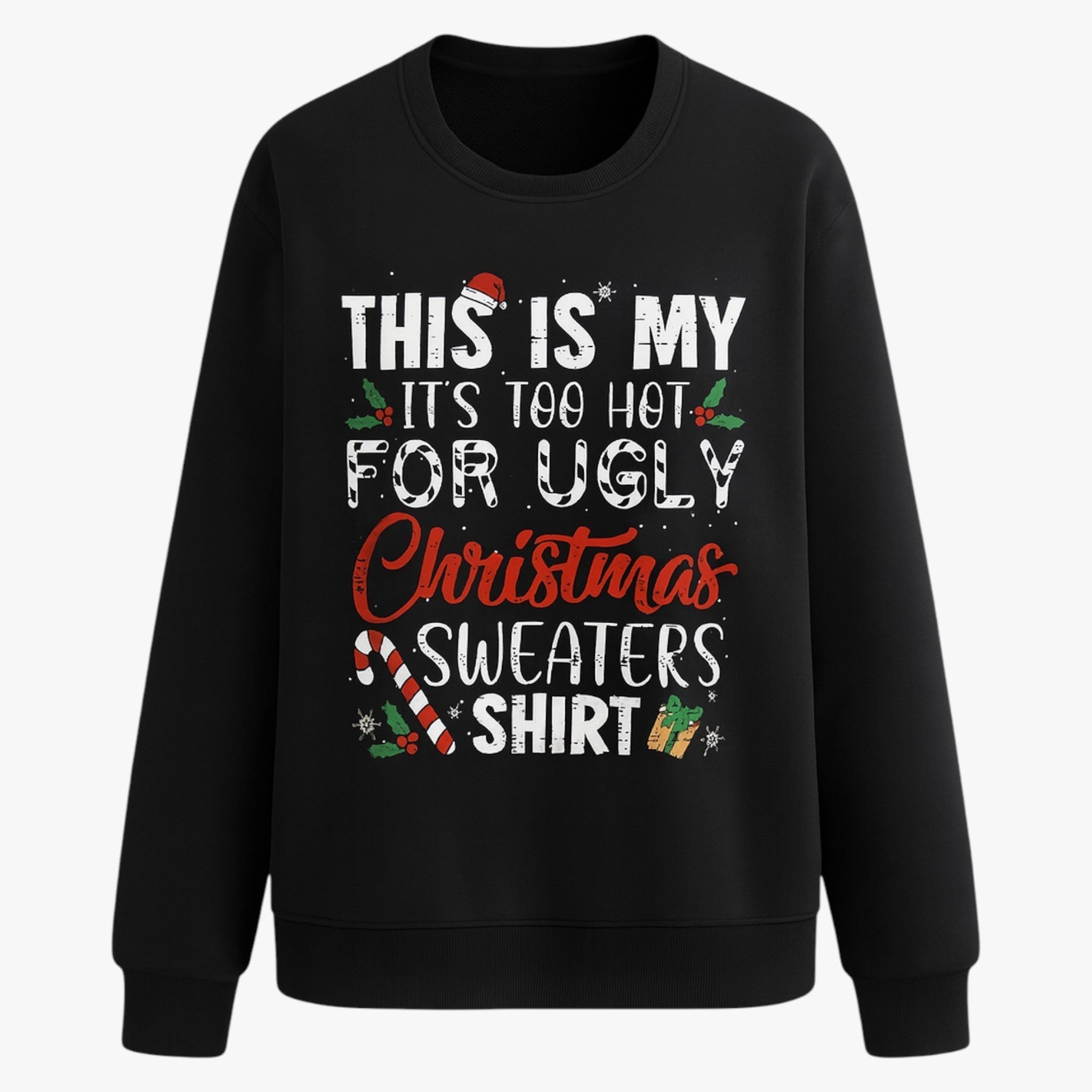 Exclusive Christmas Sweater for Men with Funny Slogan - Ideal for Festive Events
