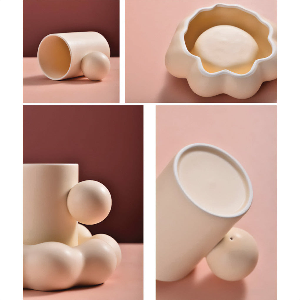 Cloud Ceramic Mug Set – Elegance and Comfort for Your Drinks