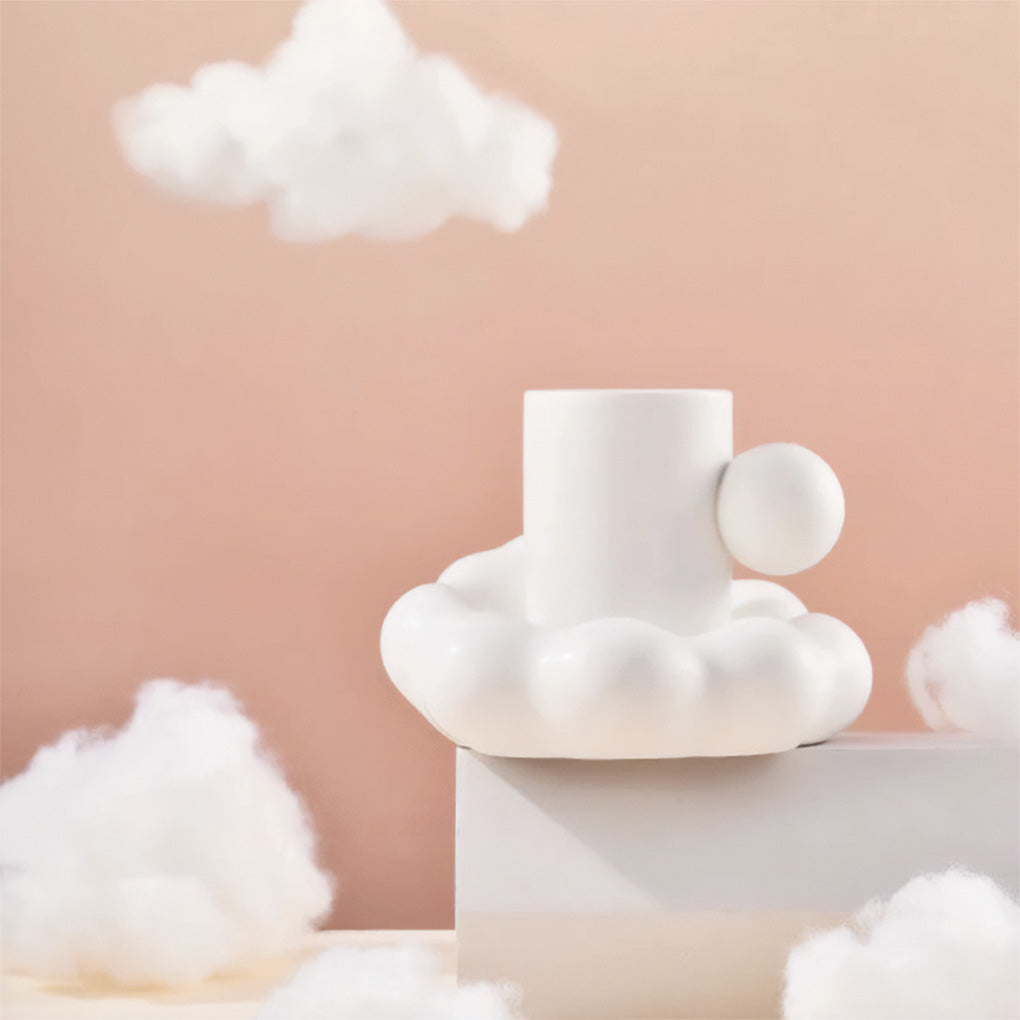 Cloud Ceramic Mug Set – Elegance and Comfort for Your Drinks