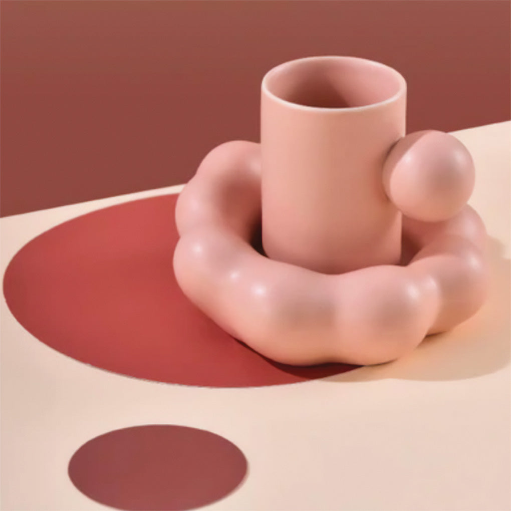 Cloud Ceramic Mug Set – Elegance and Comfort for Your Drinks