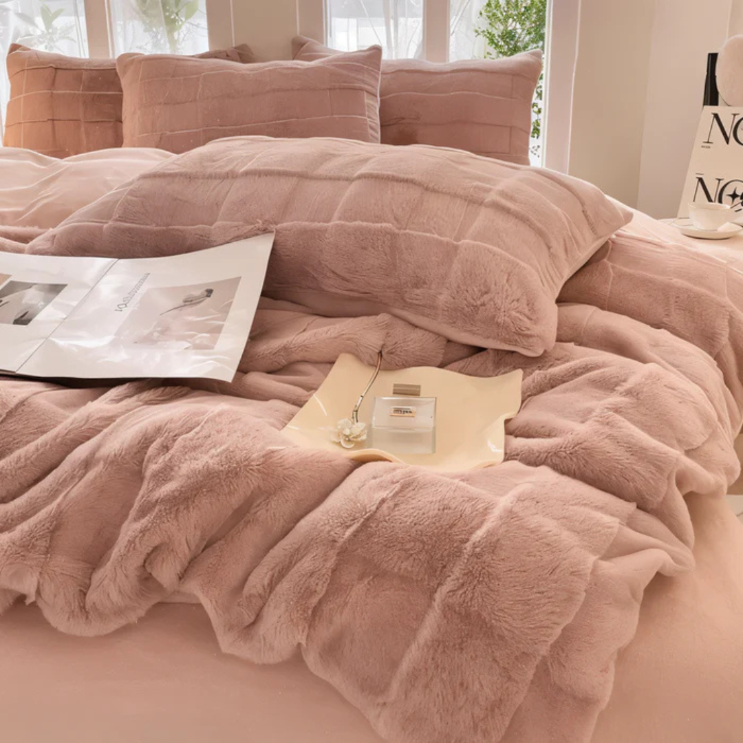 Ultimate Comfort: Luxury Soft Fleece Duvet Cover 155x220 for Warm and Cozy Nights All Year Round
