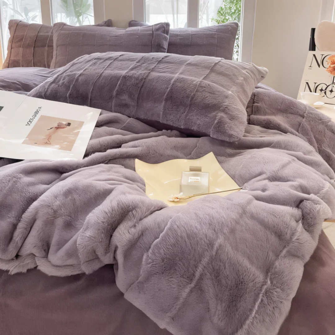 Ultimate Comfort: Luxury Soft Fleece Duvet Cover 155x220 for Warm and Cozy Nights All Year Round