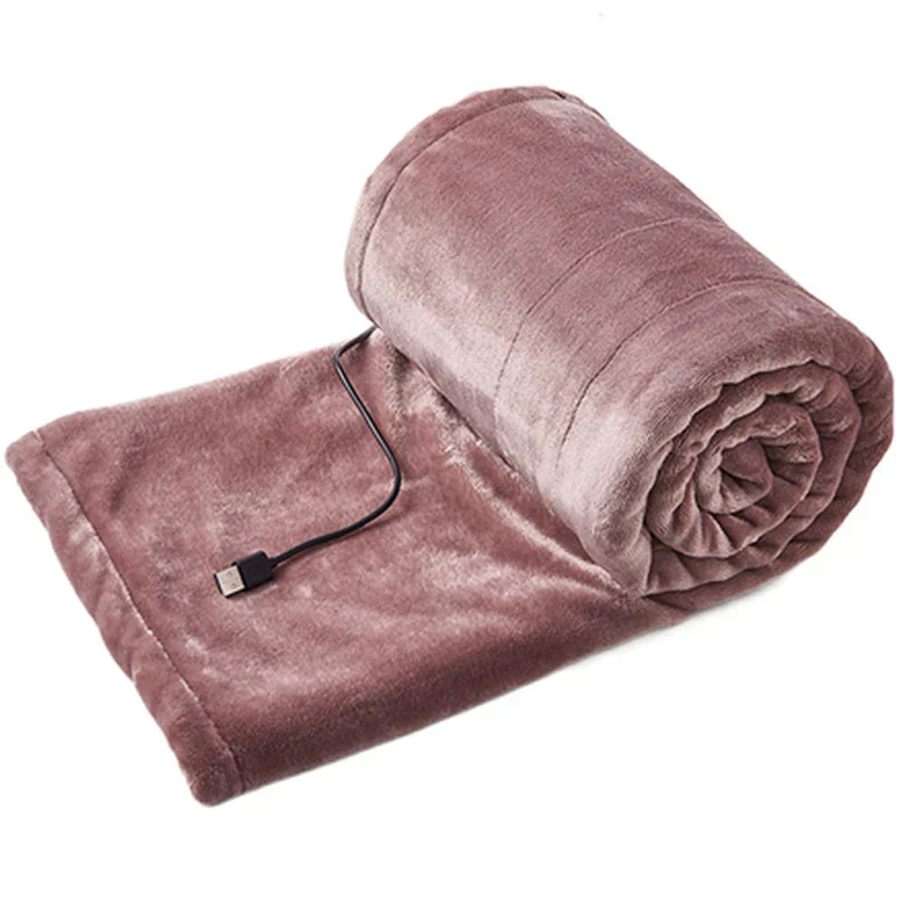 Sweet warmth with CozyHeat Electric Blanket - Soft, Portable, and Adjustable for ultimate comfort with USB connection