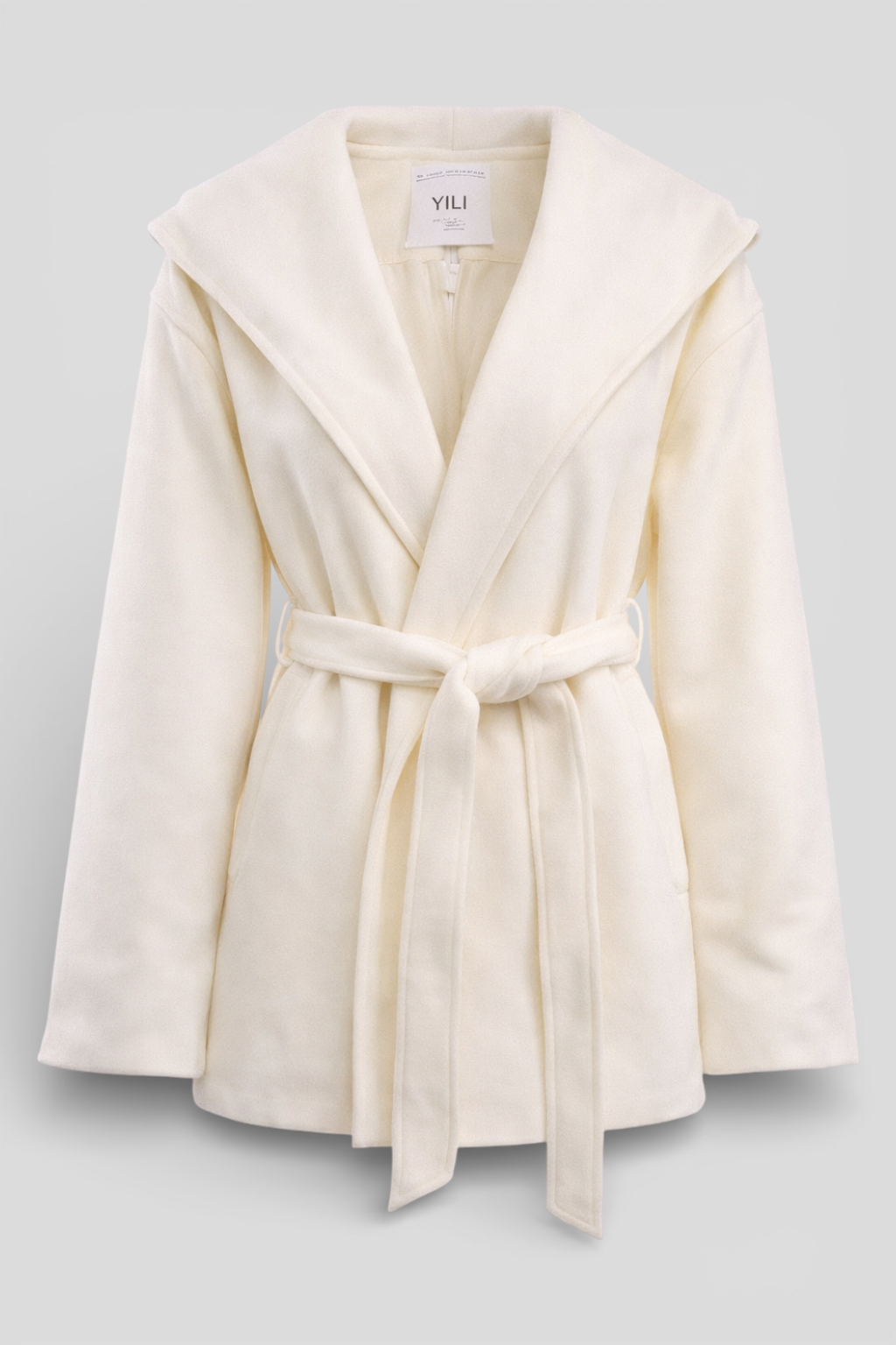 Elegant Brown Coat with Hood for a Stylish Look