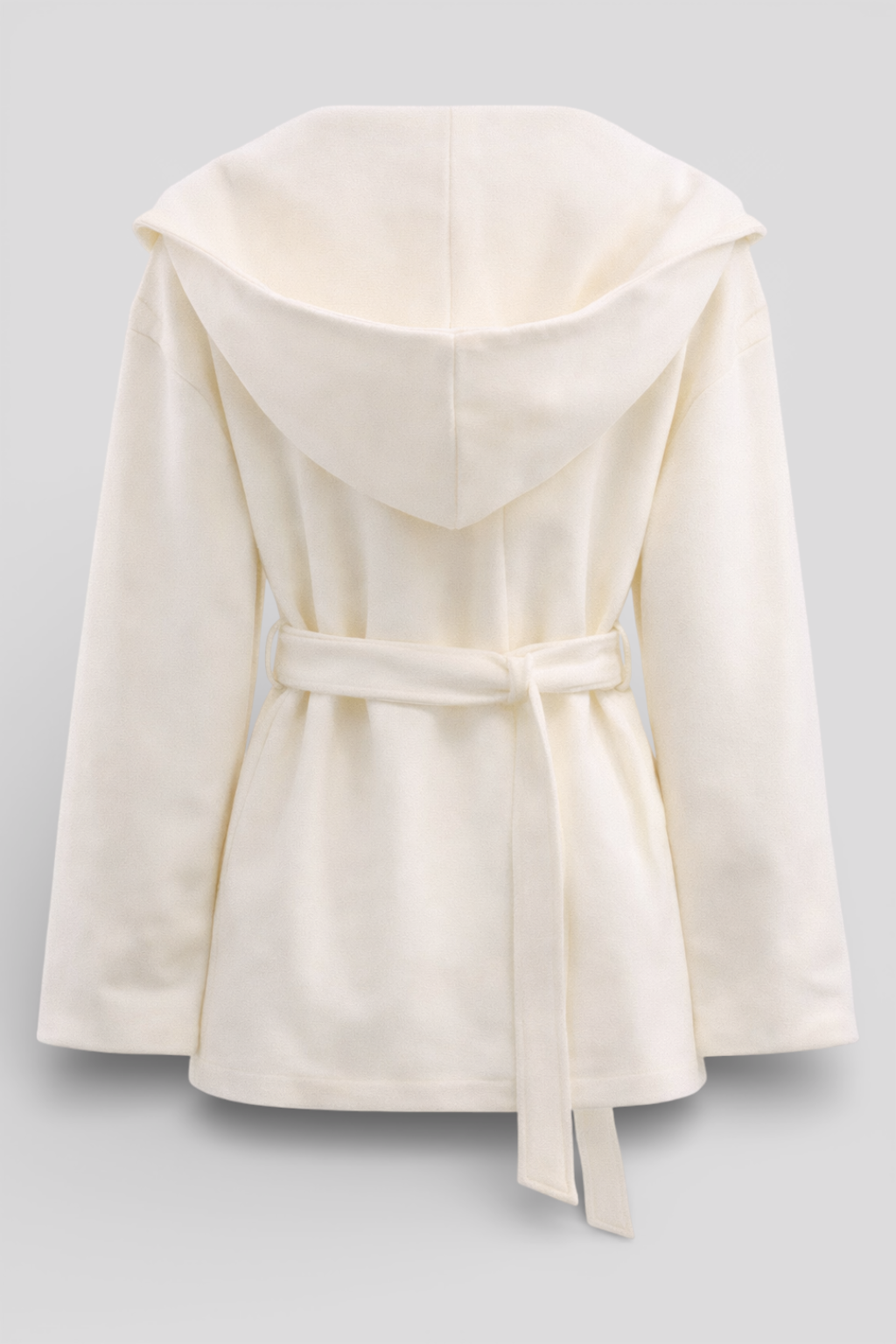 Elegant Brown Coat with Hood for a Stylish Look