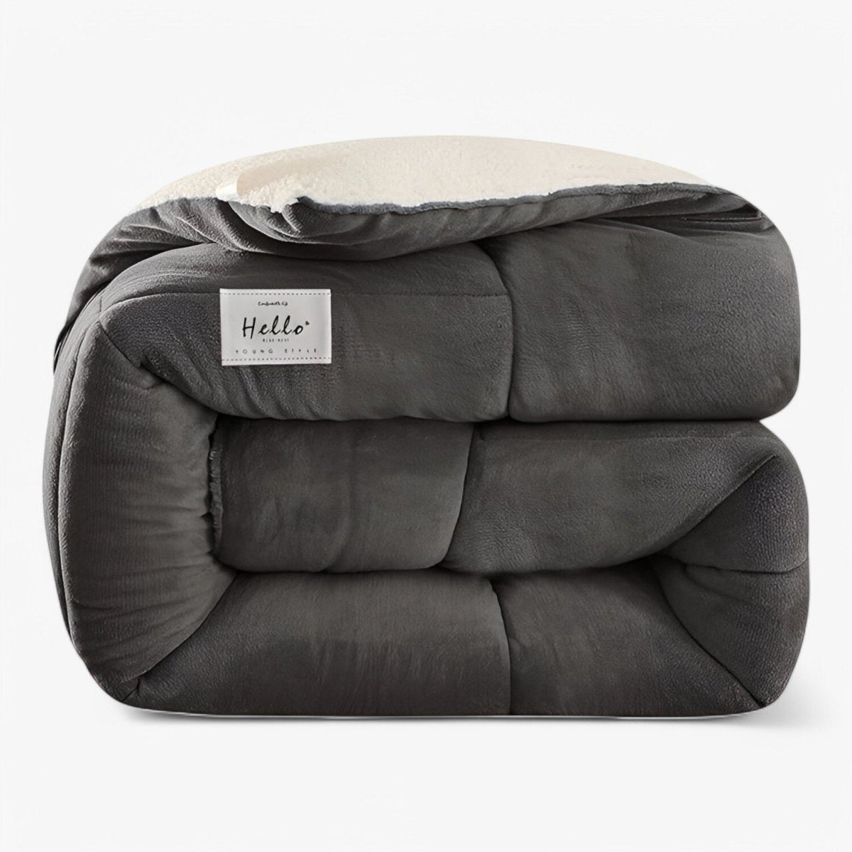 Luxurious Double-Sided Milk Velvet & Lambswool Bedroom Blanket for Warm & Cosy Nights
