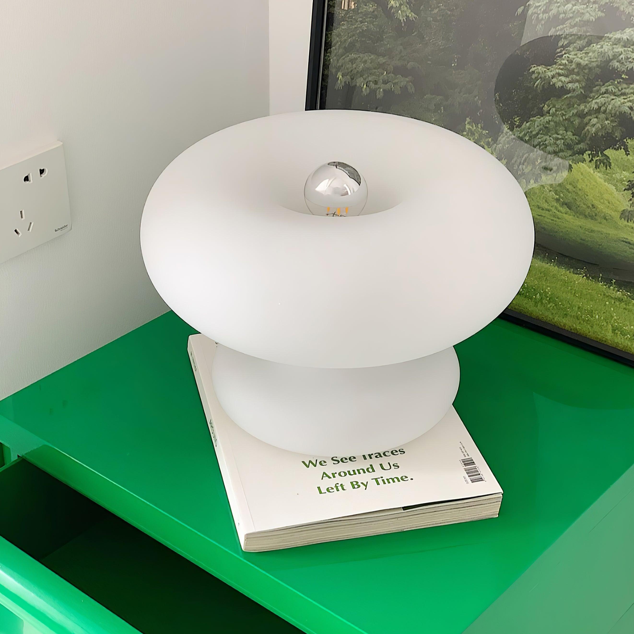 Donut-Shaped Table Lamp – Sweet and Shabby Chic Lighting