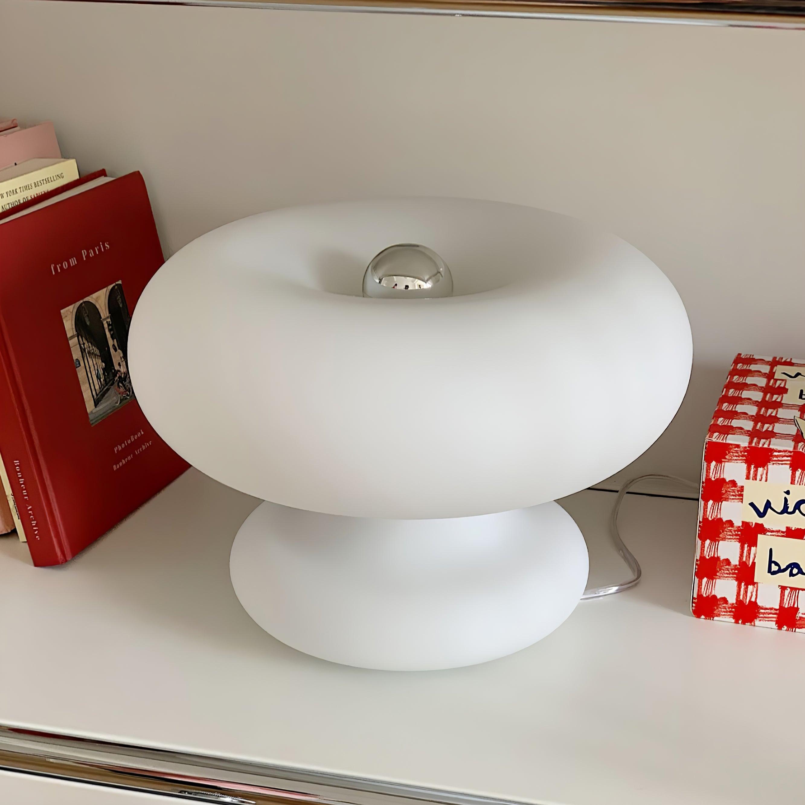 Donut-Shaped Table Lamp – Sweet and Shabby Chic Lighting