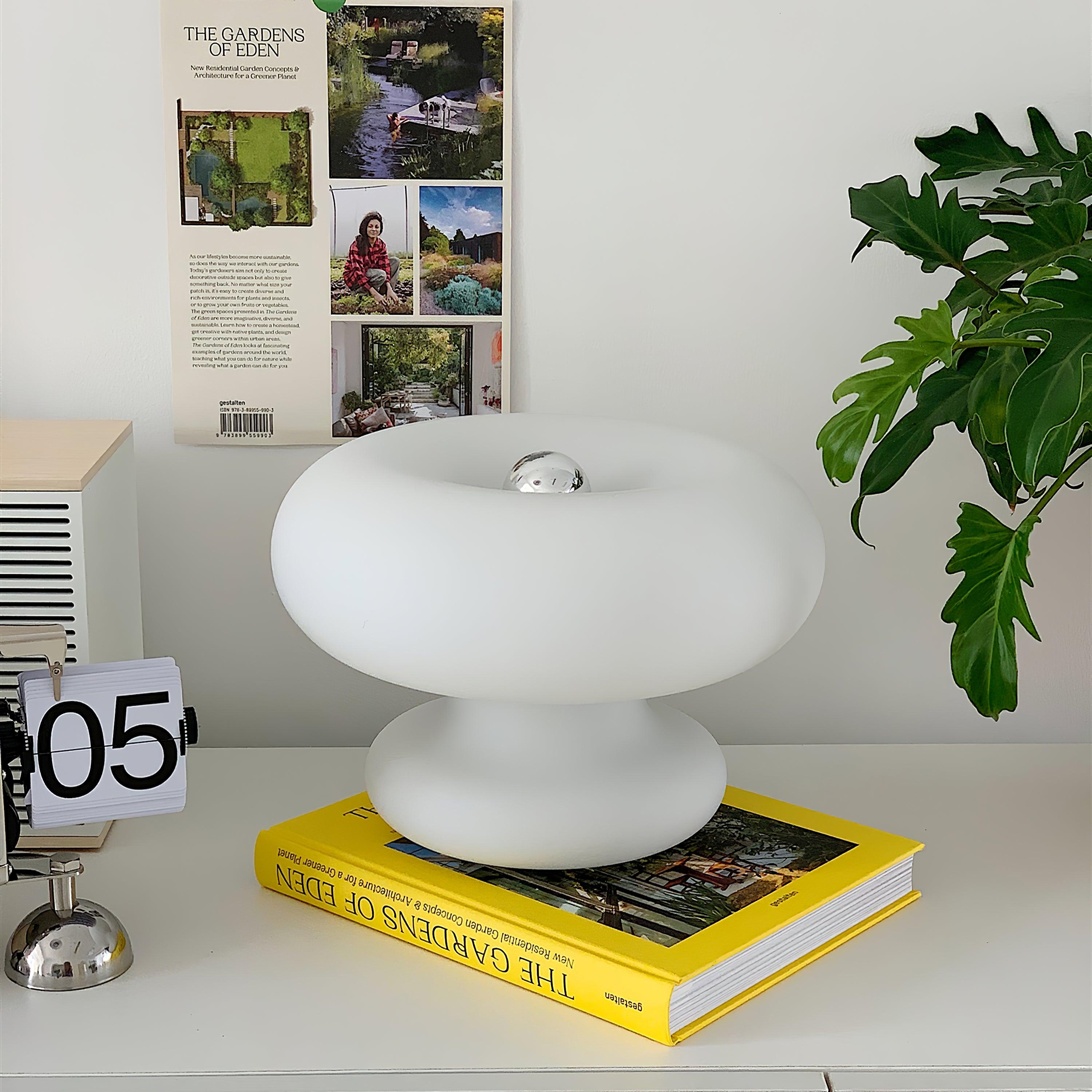 Donut-Shaped Table Lamp – Sweet and Shabby Chic Lighting