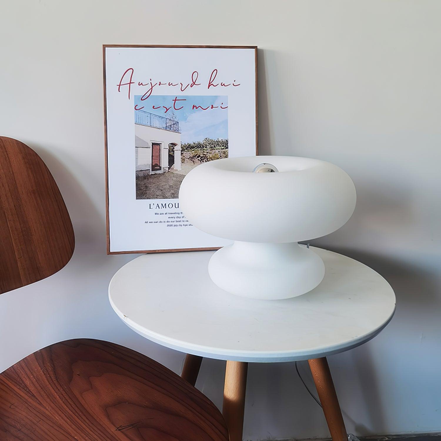 Donut-Shaped Table Lamp – Sweet and Shabby Chic Lighting
