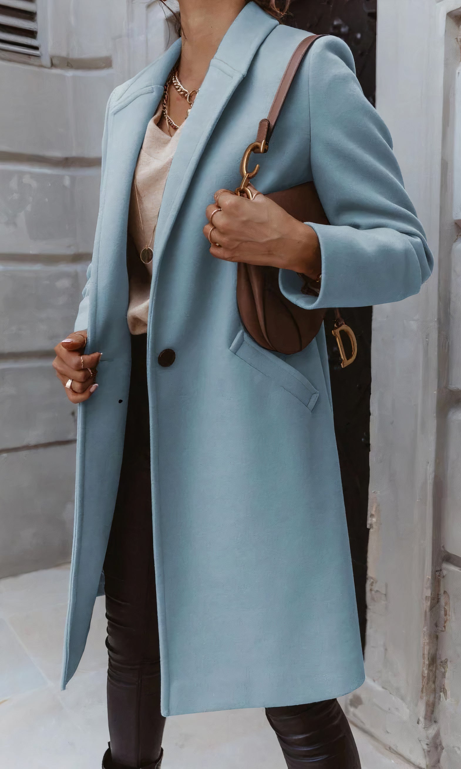 Astrid | Elegant Long Coat for Women