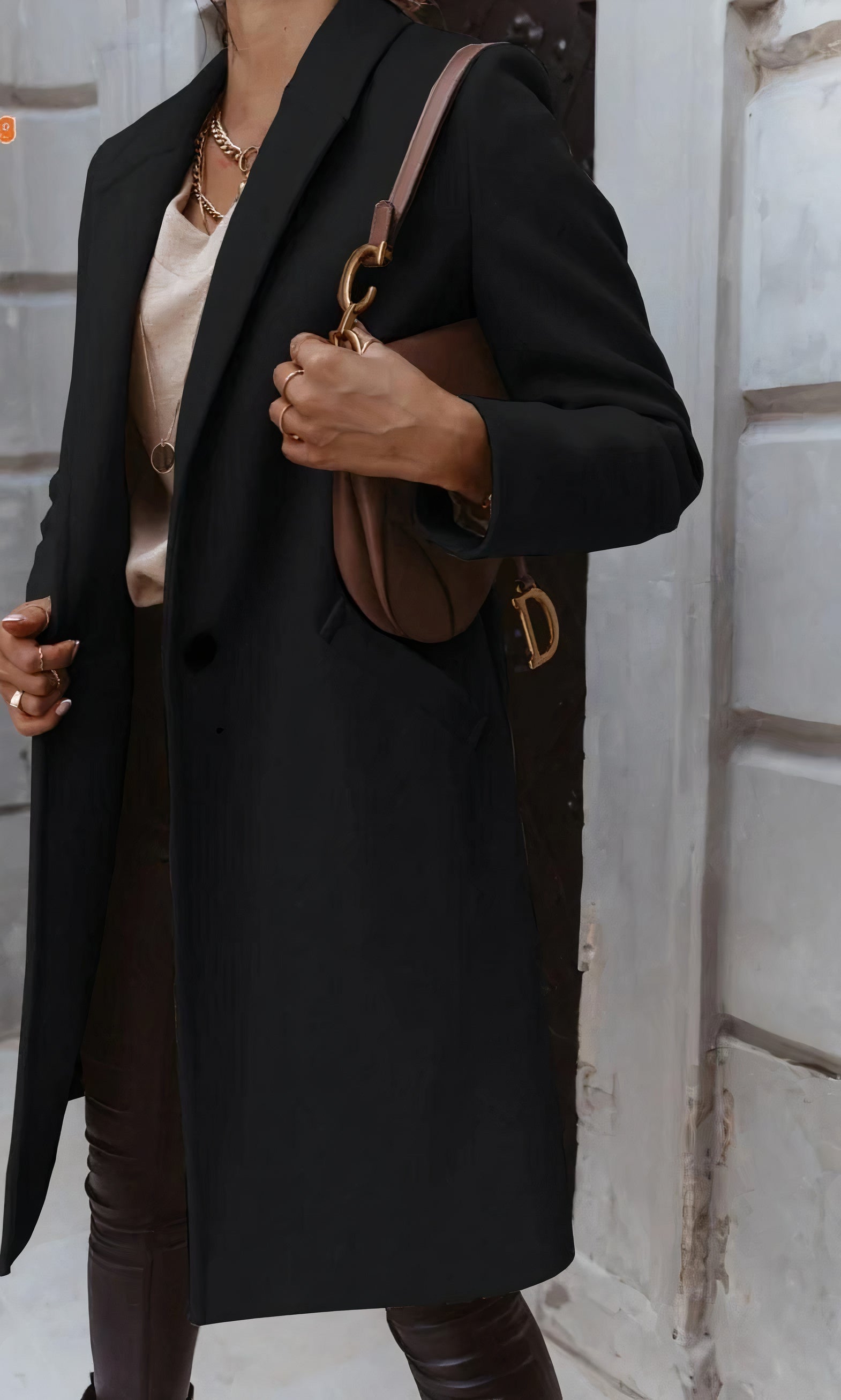 Astrid | Elegant Long Coat for Women