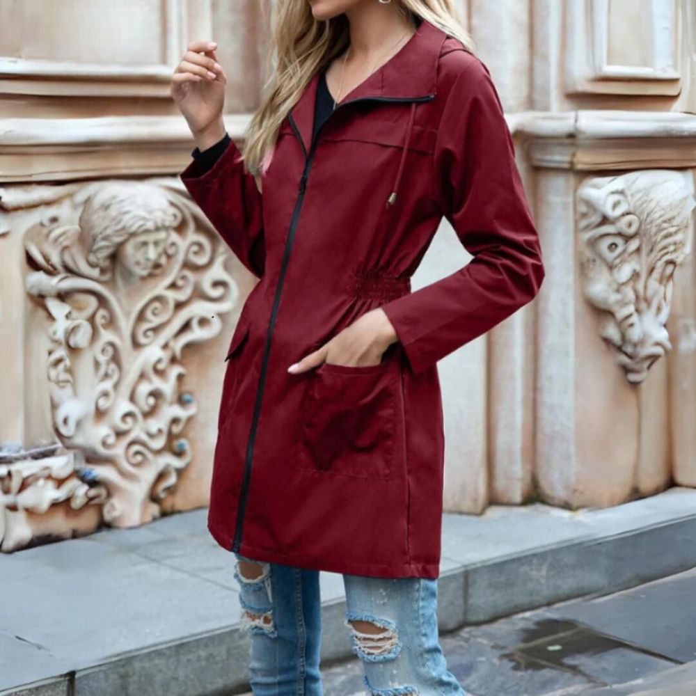 Agneta | Stylish and Sophisticated Windbreaker Trench Coat for Women