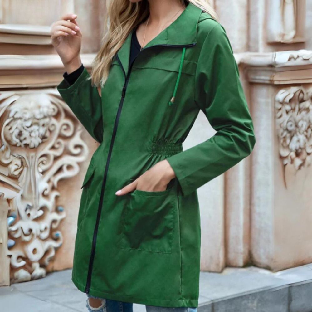 Agneta | Stylish and Sophisticated Windbreaker Trench Coat for Women