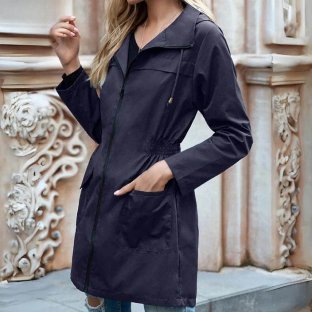 Agneta | Stylish and Sophisticated Windbreaker Trench Coat for Women