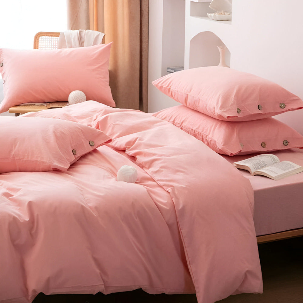 Luxury Cotton Bed Linen Set 135x200 cm with Pillowcases – Soft, Breathable, and Elegant Design