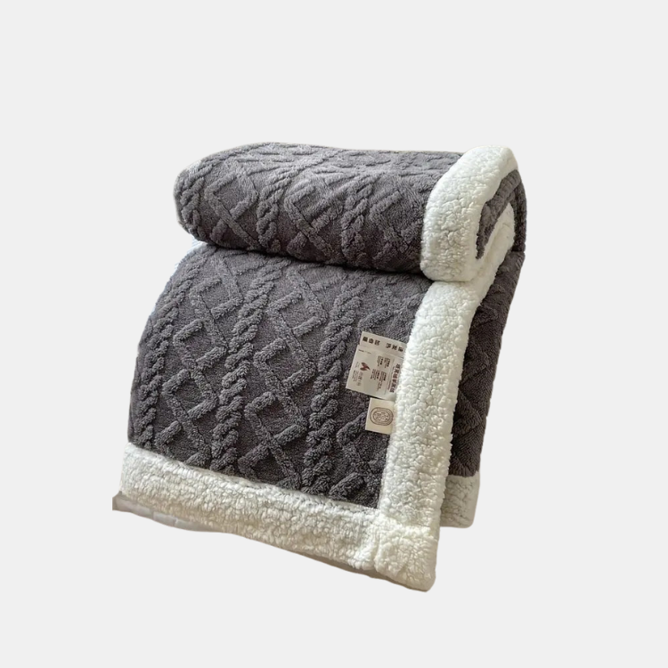 Ultra Soft Fluffy Sherpa Fleece Blanket - Warm and Comfortable Throw for Indoor and Outdoor Relaxation