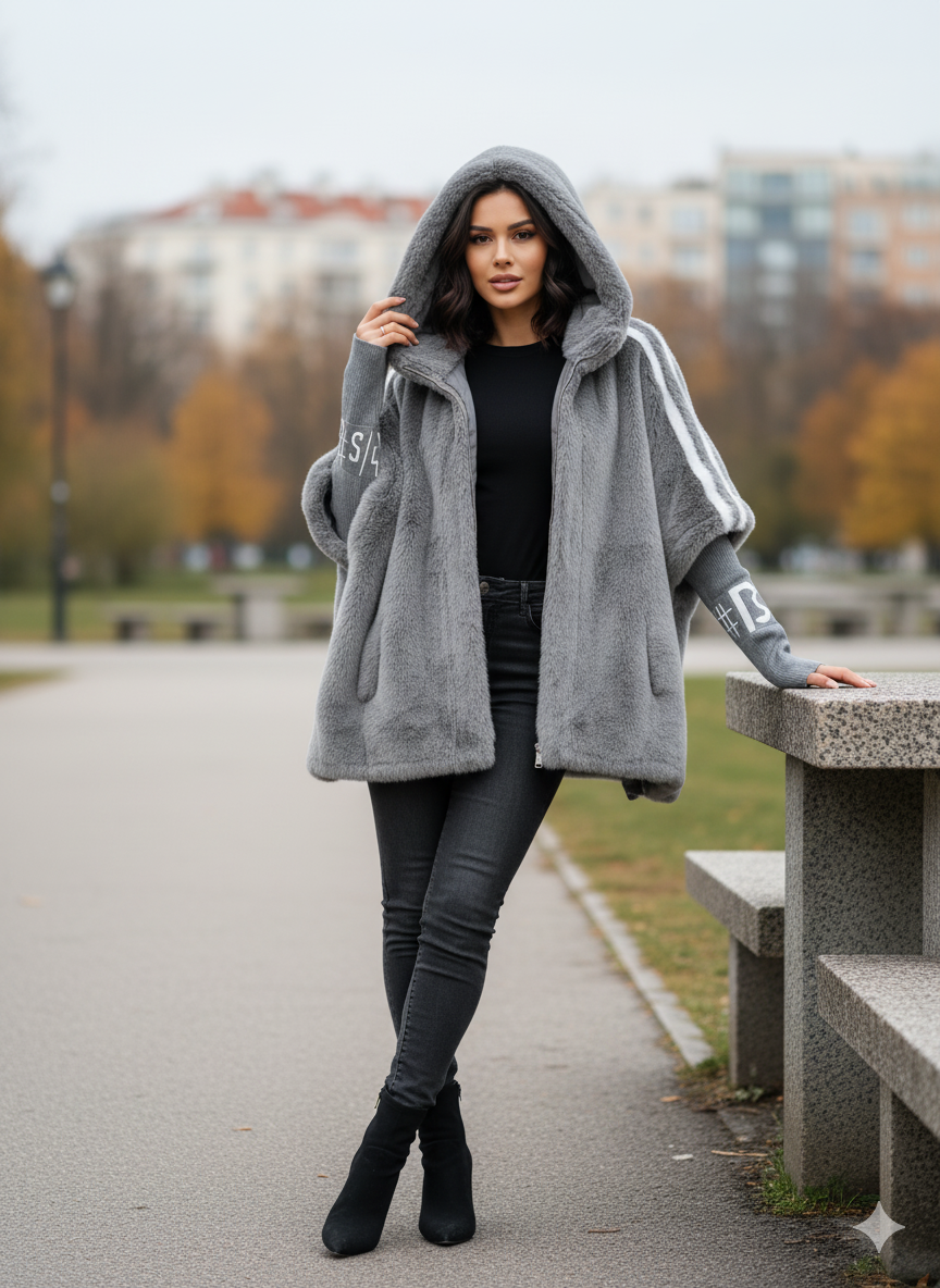 Ellah Elegant Winter Coat: Luxurious Warmth and Sleek Style