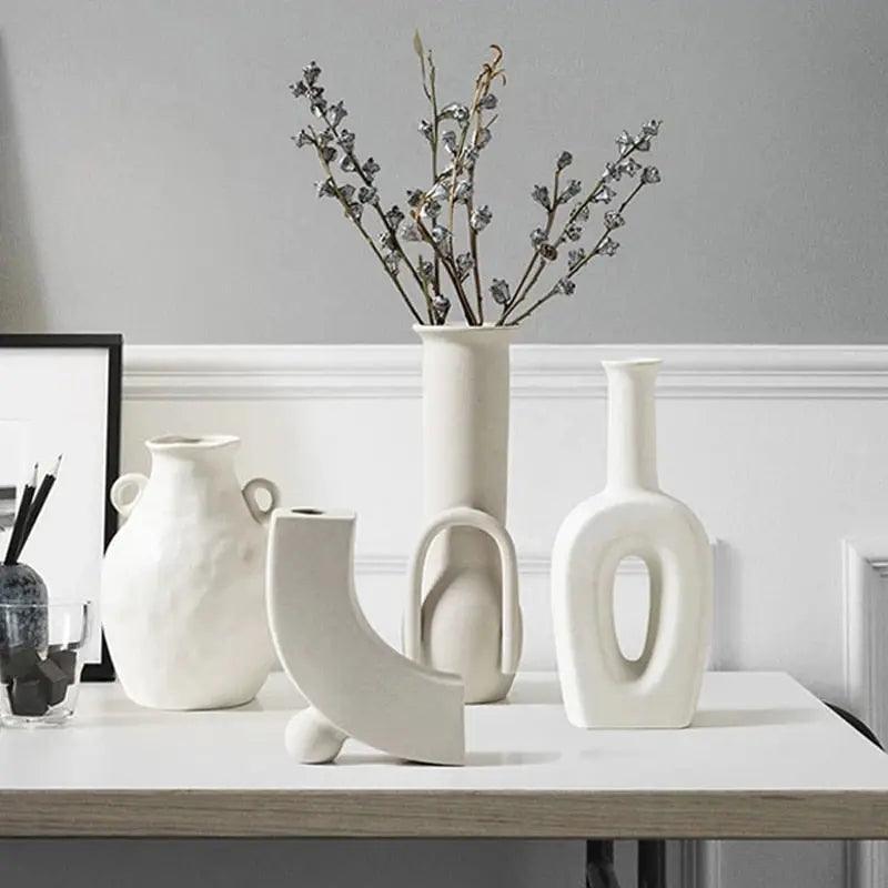 Handmade White Ceramic Vase