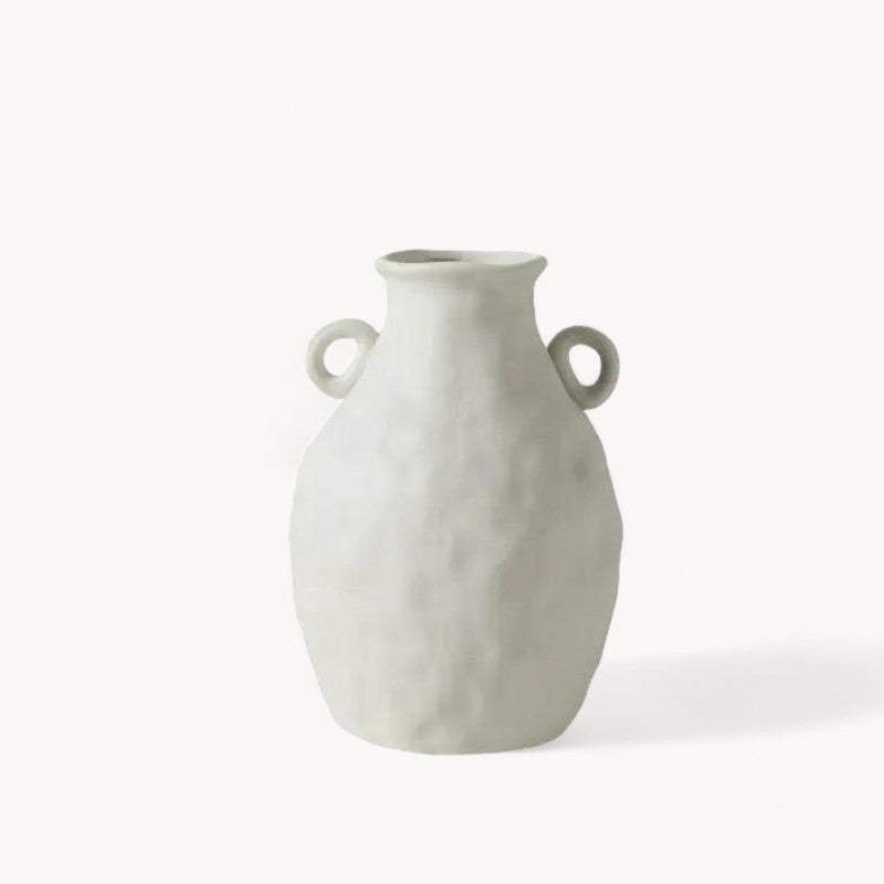 Handmade White Ceramic Vase