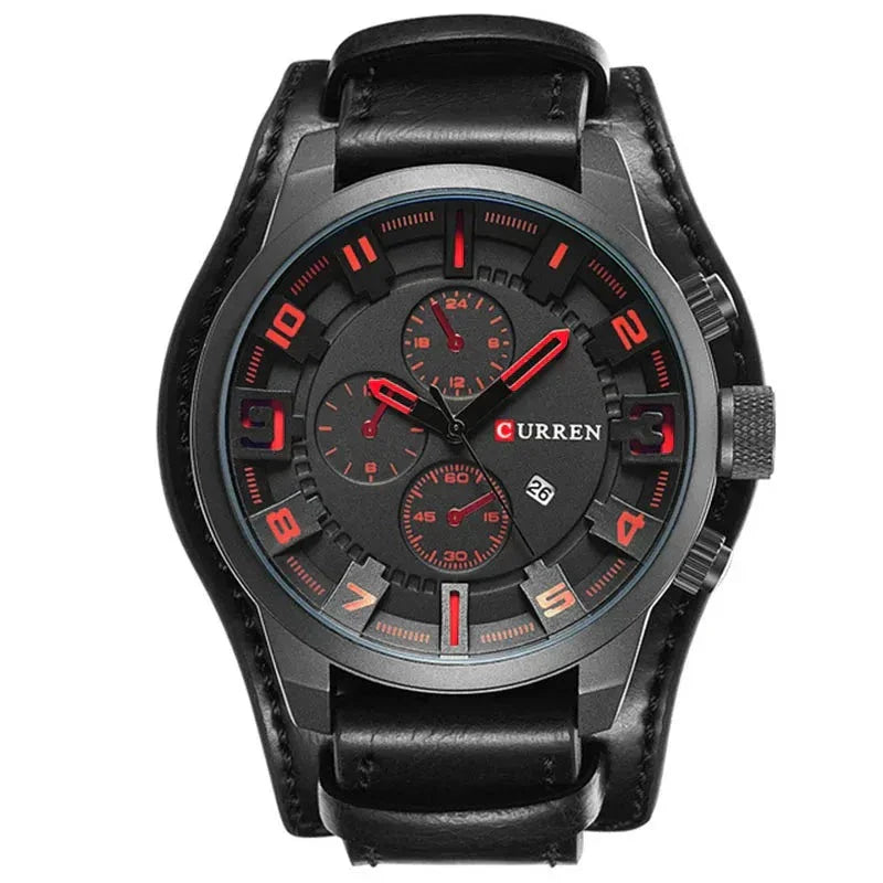 Military-resistant watch ideal for sports and outdoor activities