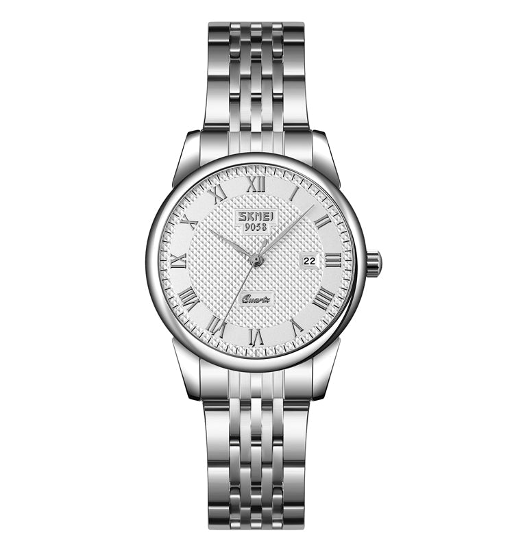 Couple's Watch Set Made of Elegant Leather – Stylish Connection in Timeless Beauty