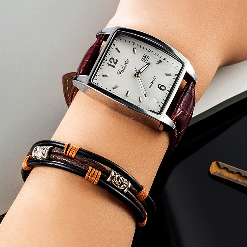 Modern and luxurious wristwatch set for a stylish look