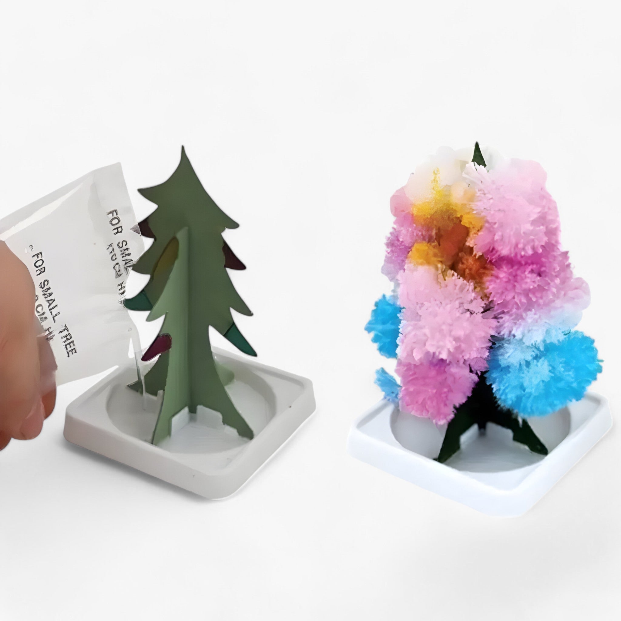 Lucas | Elegant magical crystal snow globe ornament - Perfect for scientific and festive Christmas decorations