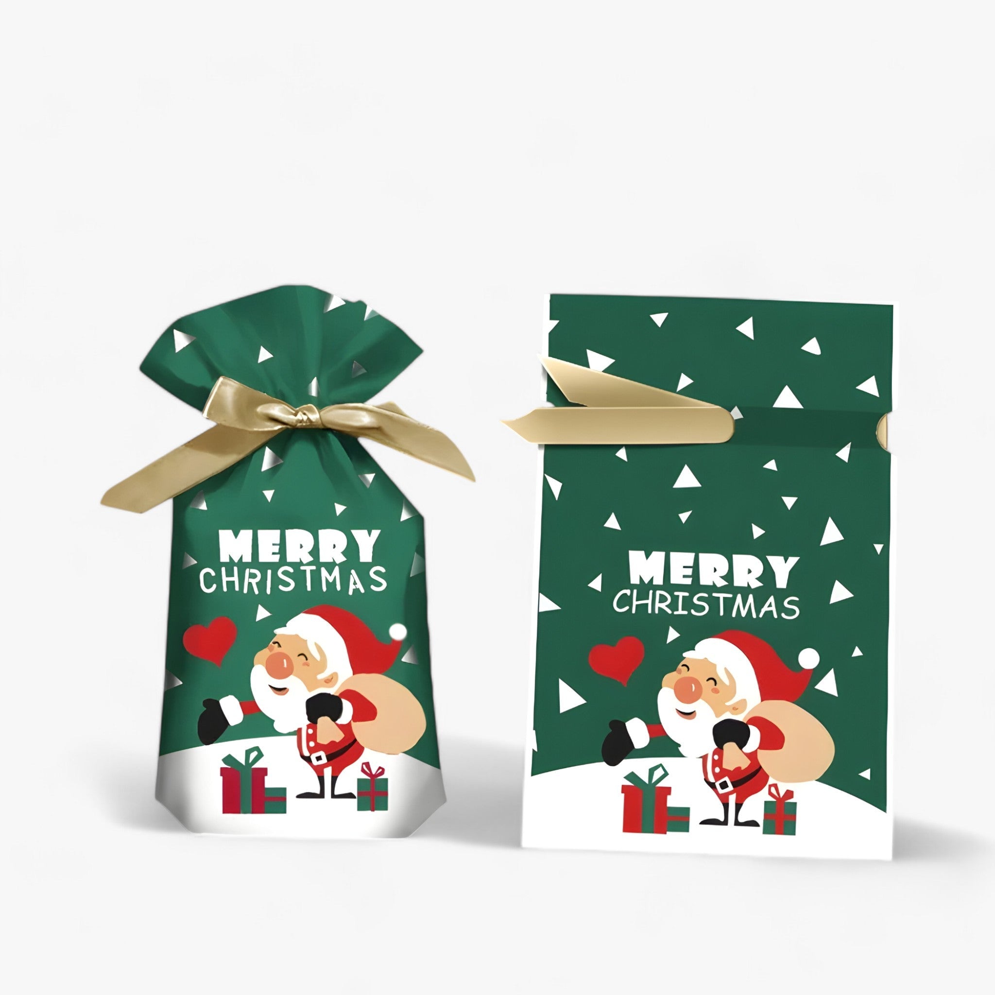 Father Christmas Santa – Festive Christmas Candy Bag for Perfect Gift Wrapping