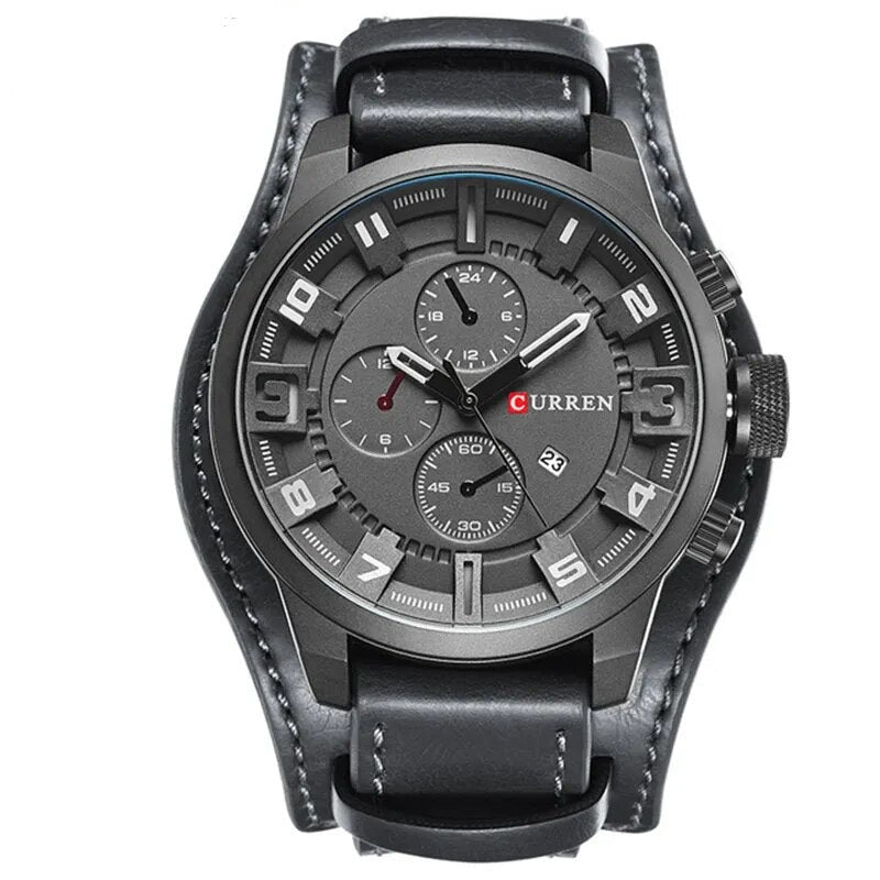 Military-resistant watch ideal for sports and outdoor activities