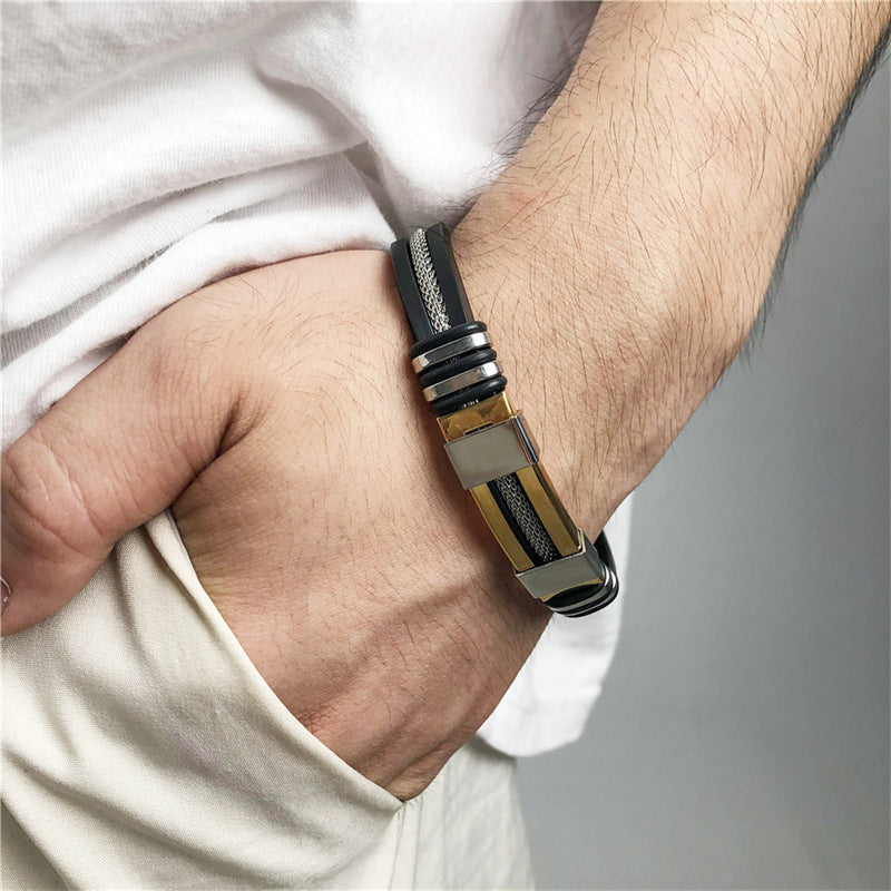 Luxury Signature Quartz Watch Set with Leather Strap for Elegant Style