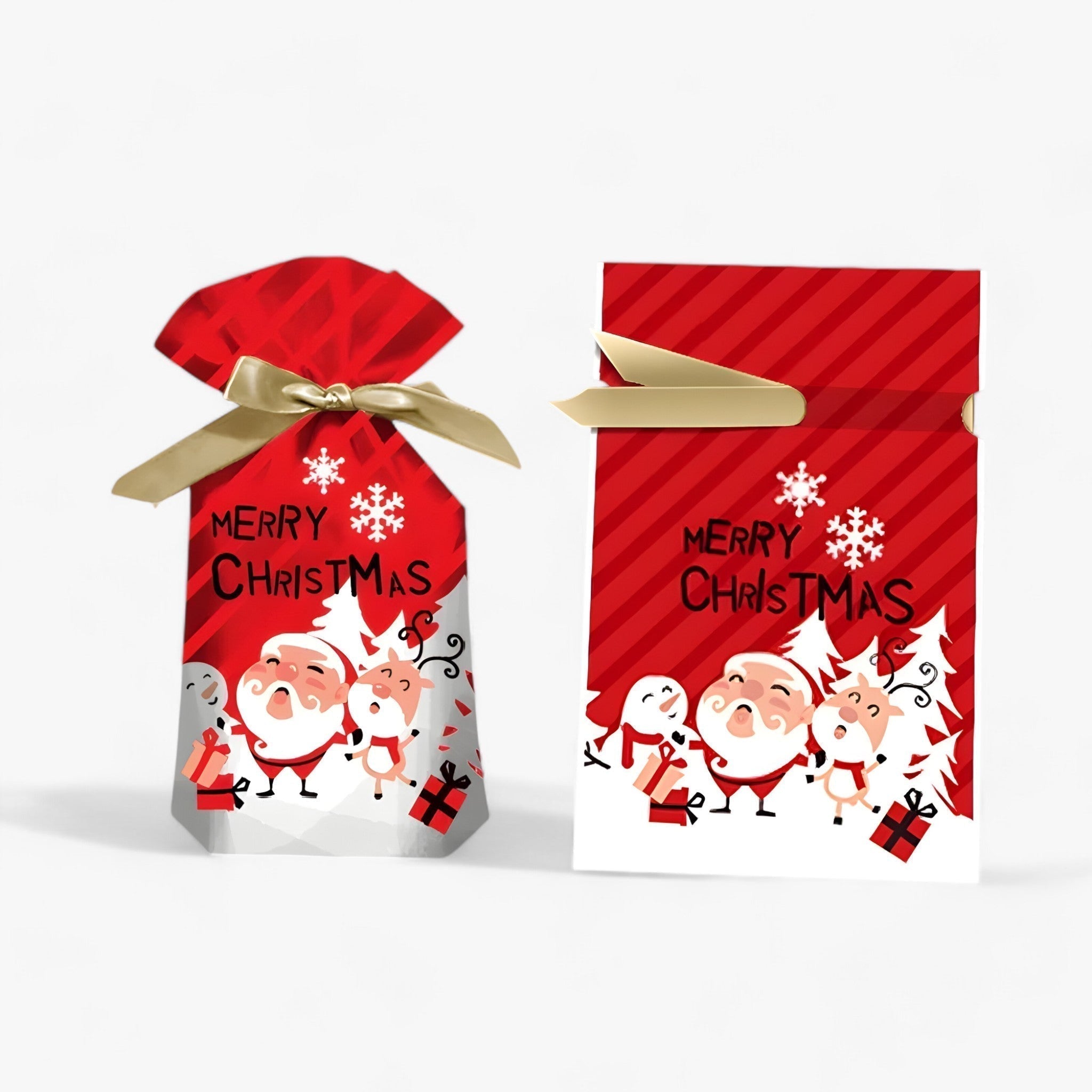 Father Christmas Santa – Festive Christmas Candy Bag for Perfect Gift Wrapping