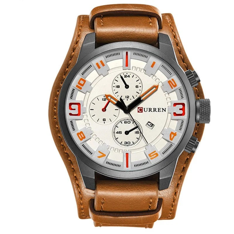 Military-resistant watch ideal for sports and outdoor activities