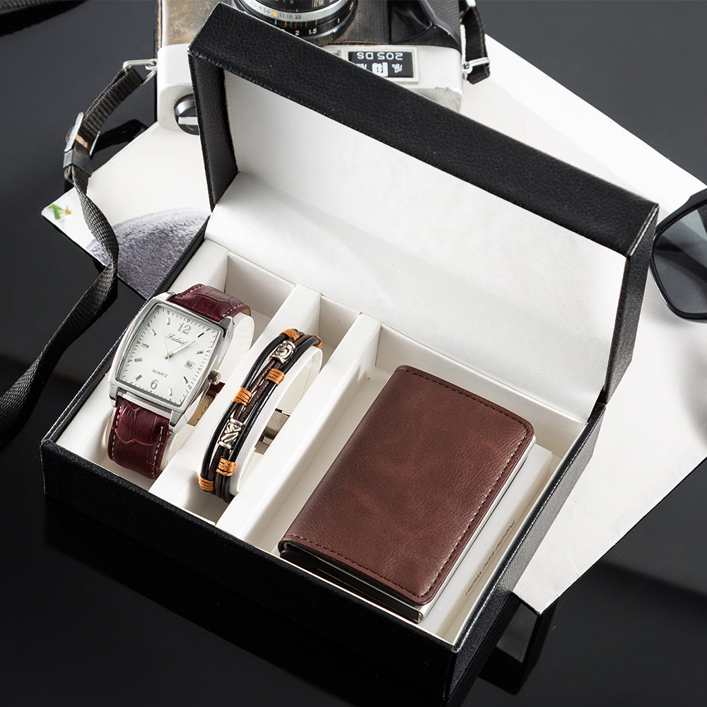 Modern and luxurious wristwatch set for a stylish look