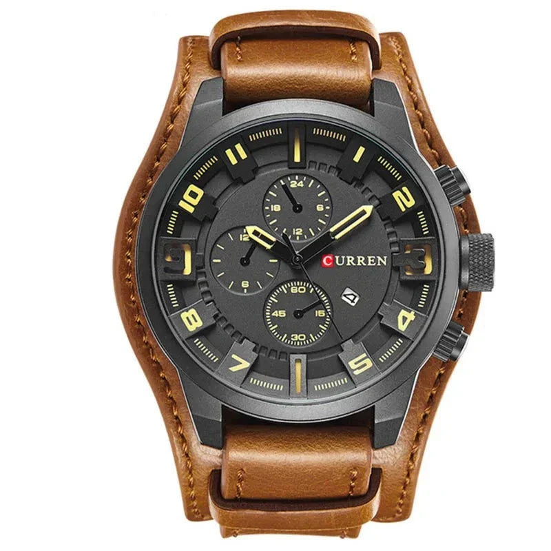Military-resistant watch ideal for sports and outdoor activities