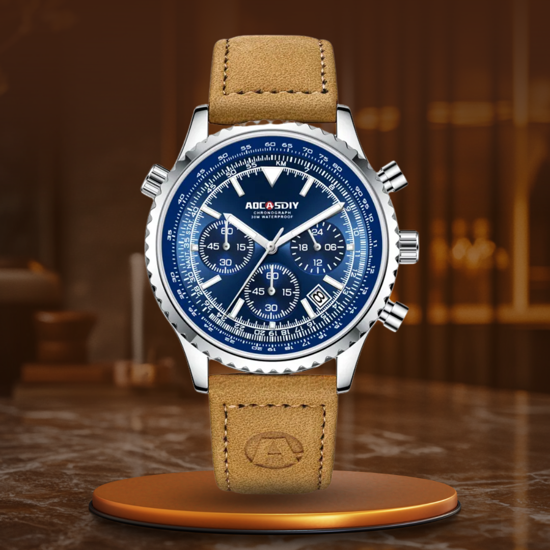 Watch with elegant and sophisticated chronograph design – pure luxury