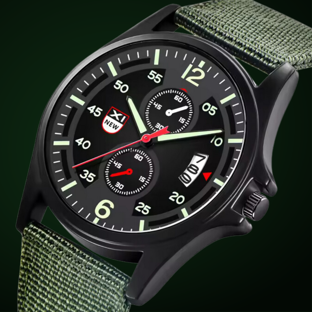 Quartz Sport and Military Watch for a Dynamic and Durable Style