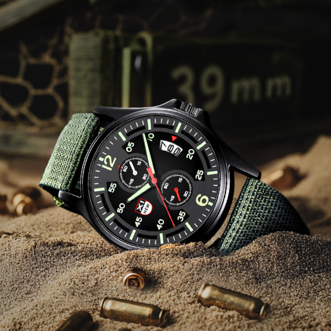 Quartz Sport and Military Watch for a Dynamic and Durable Style