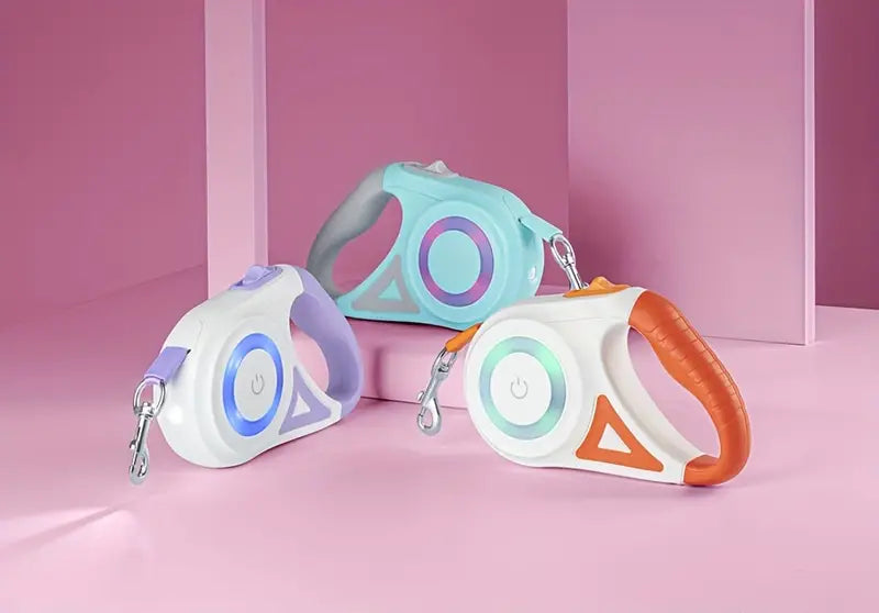 Ultimate Dog Safety: LED Lighting and 5m Range for Night Walking