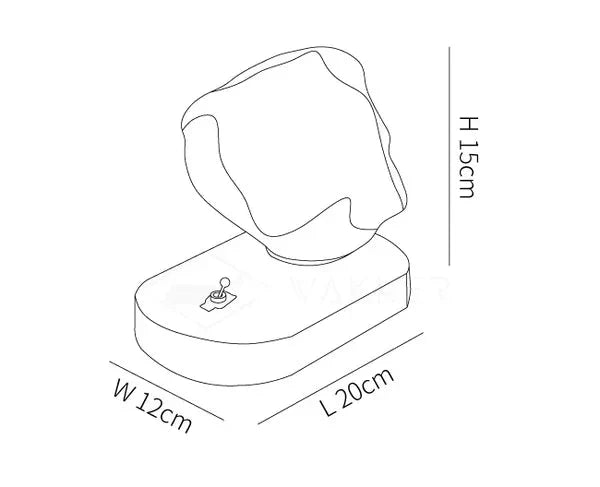 Elegant Iceberg Glass Table Lamp for Stylish Lighting