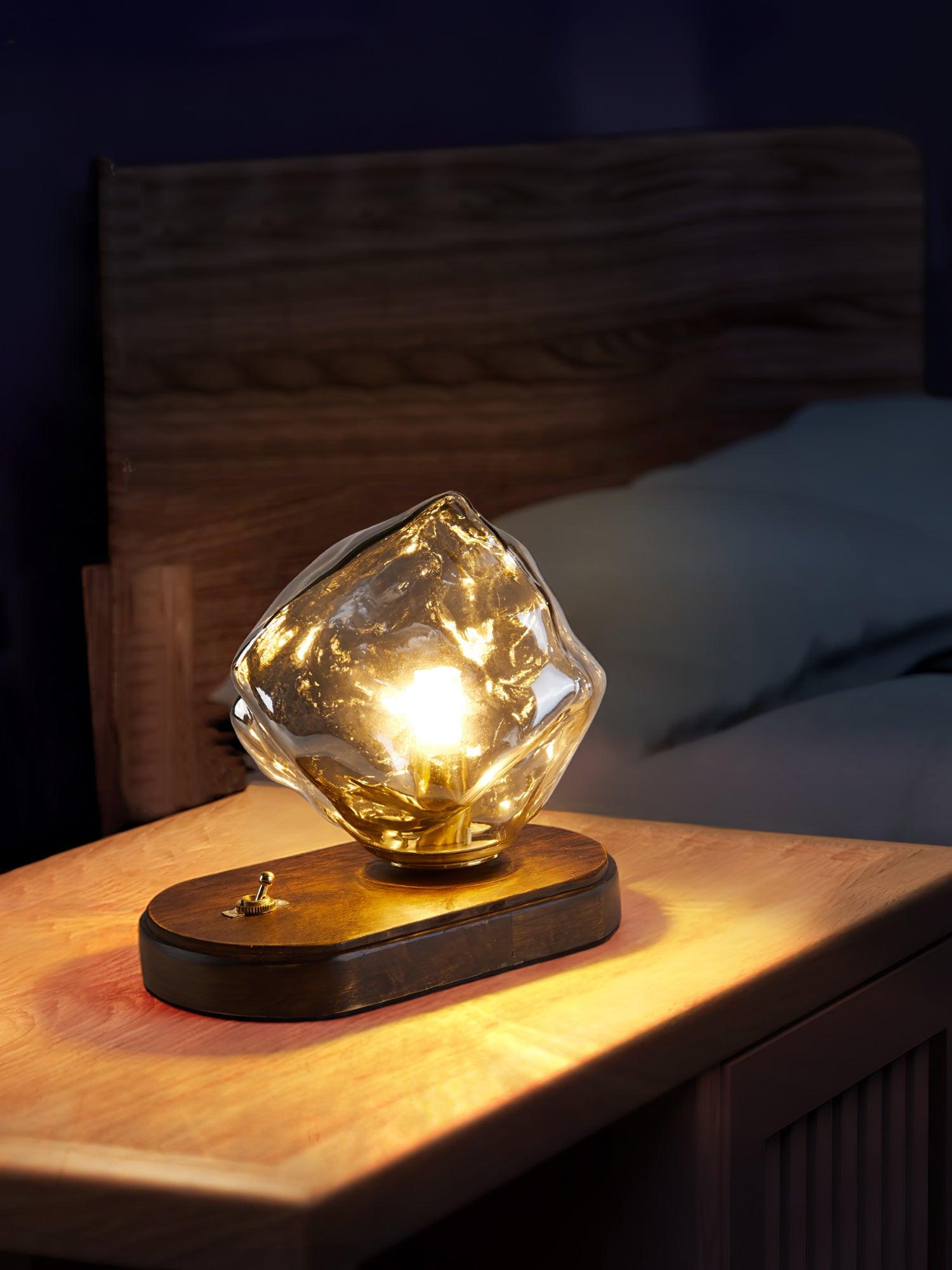 Elegant Iceberg Glass Table Lamp for Stylish Lighting