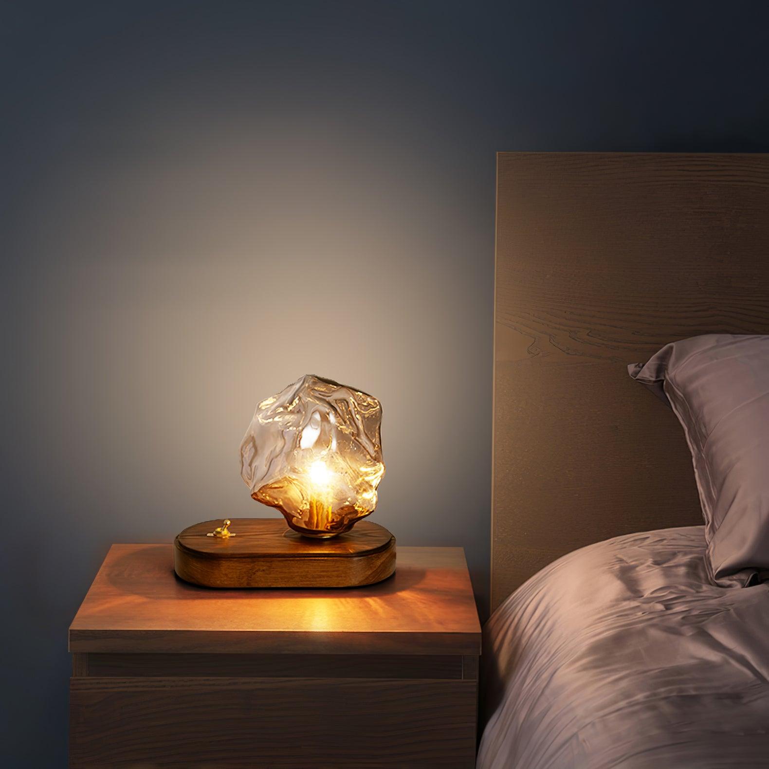 Elegant Iceberg Glass Table Lamp for Stylish Lighting