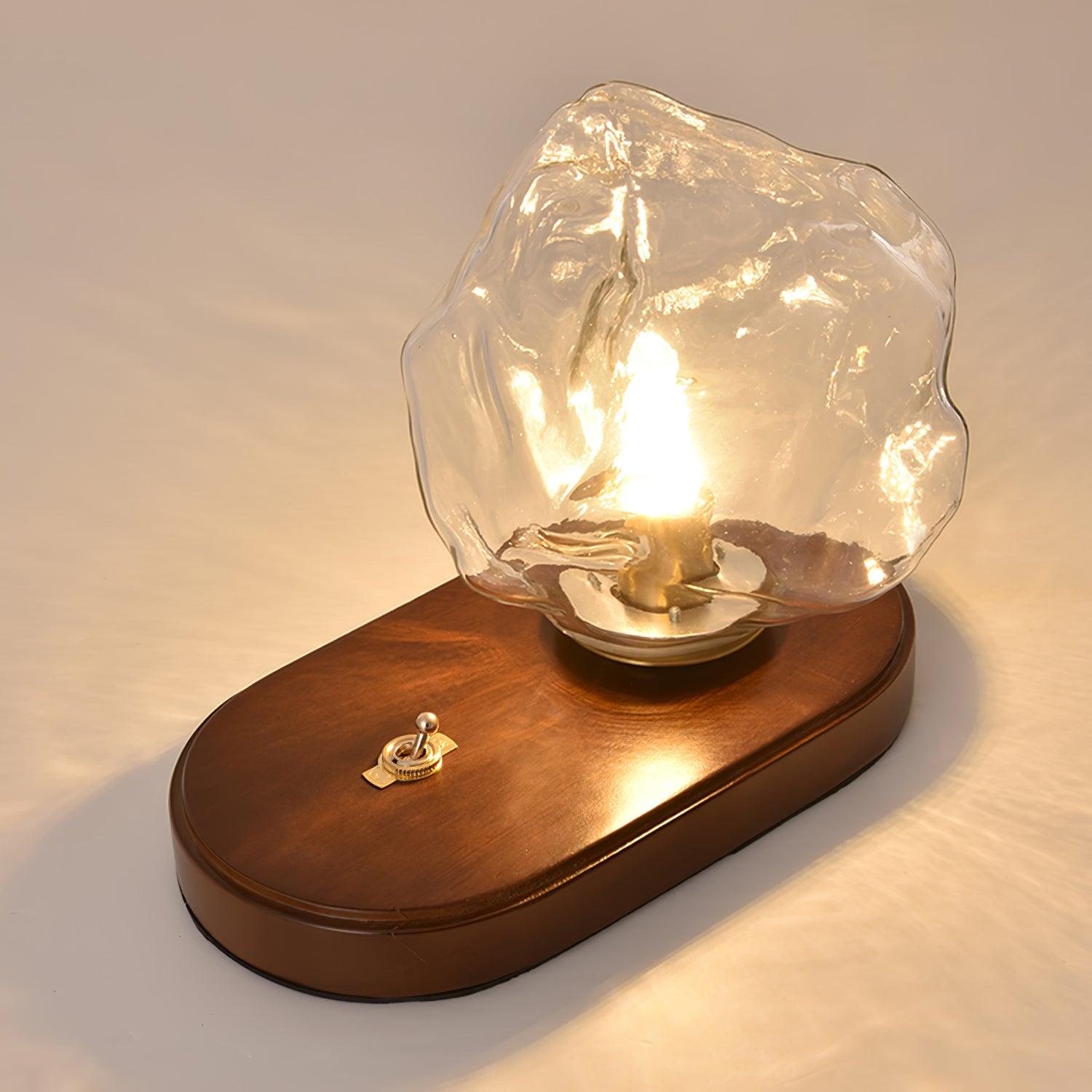 Elegant Iceberg Glass Table Lamp for Stylish Lighting
