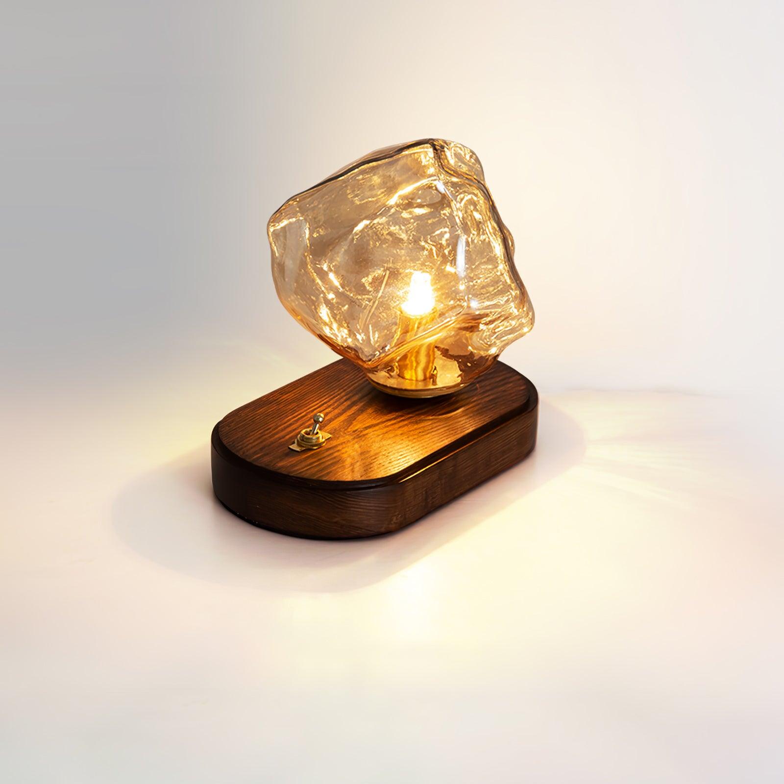 Elegant Iceberg Glass Table Lamp for Stylish Lighting