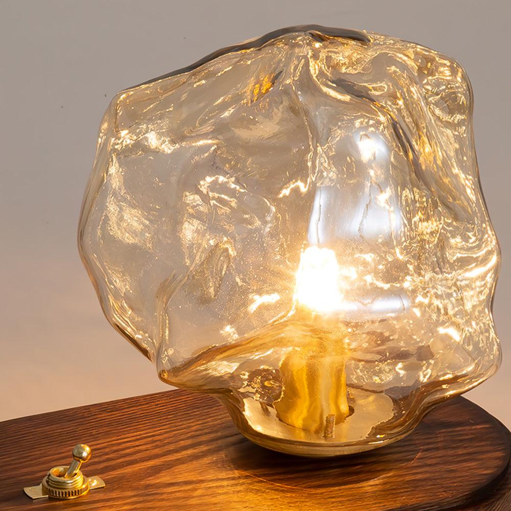 Elegant Iceberg Glass Table Lamp for Stylish Lighting