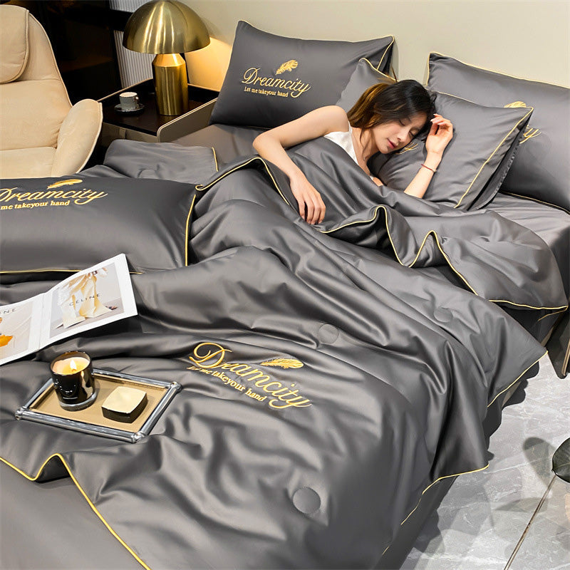 Ultra-Light Breathable Duvet with Adjustable Temperature for a Perfect Night's Sleep