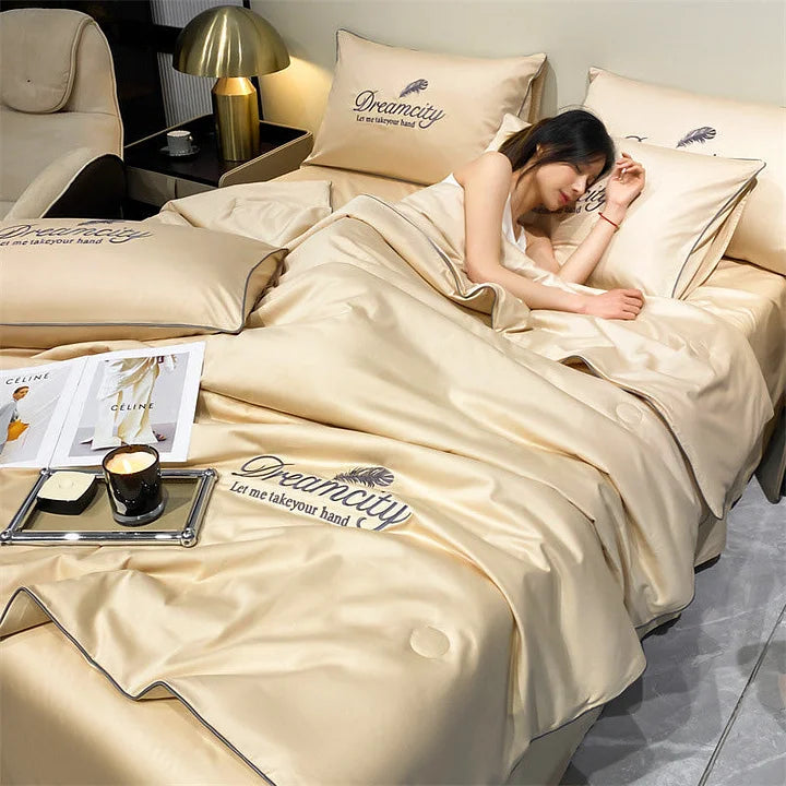 Ultra-Light Breathable Duvet with Adjustable Temperature for a Perfect Night's Sleep
