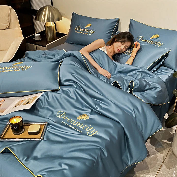Ultra-Light Breathable Duvet with Adjustable Temperature for a Perfect Night's Sleep
